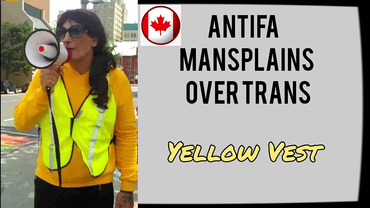 Elle Rosetti megaphone battle with Antifa