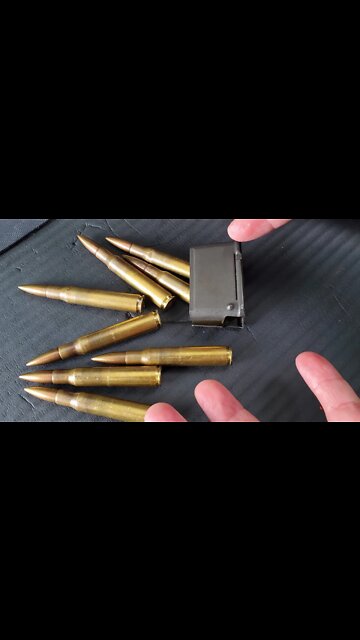 How To Quickly Load Enbloc Clip For M1 Garand #shorts