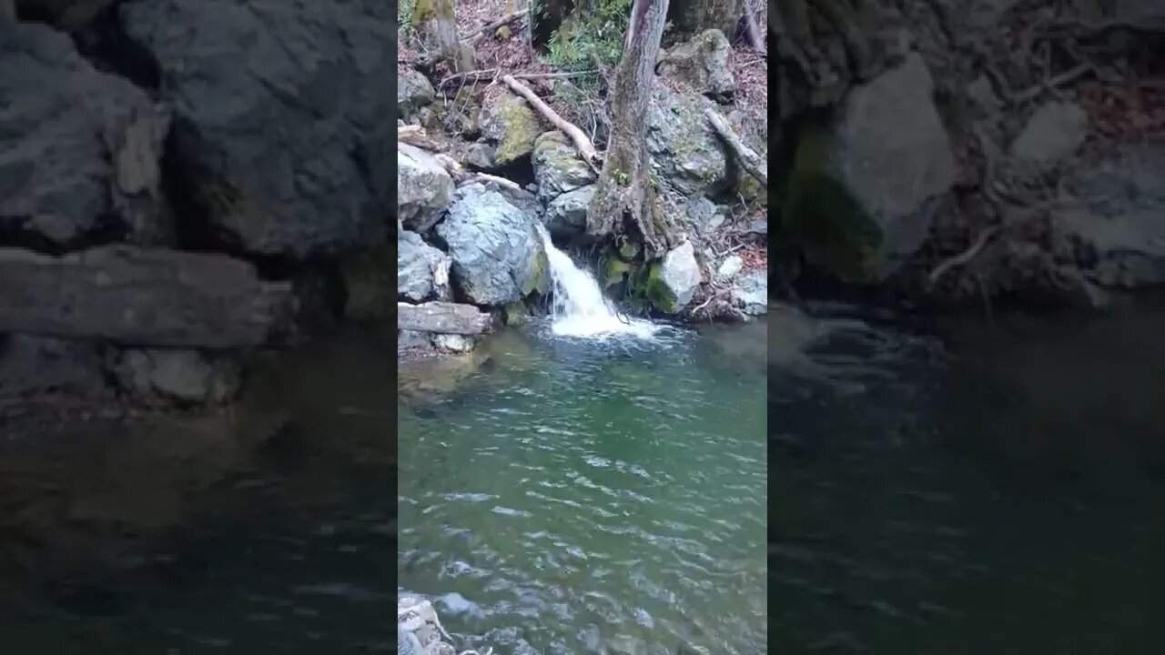 Larger waterfall in Stevens Creek