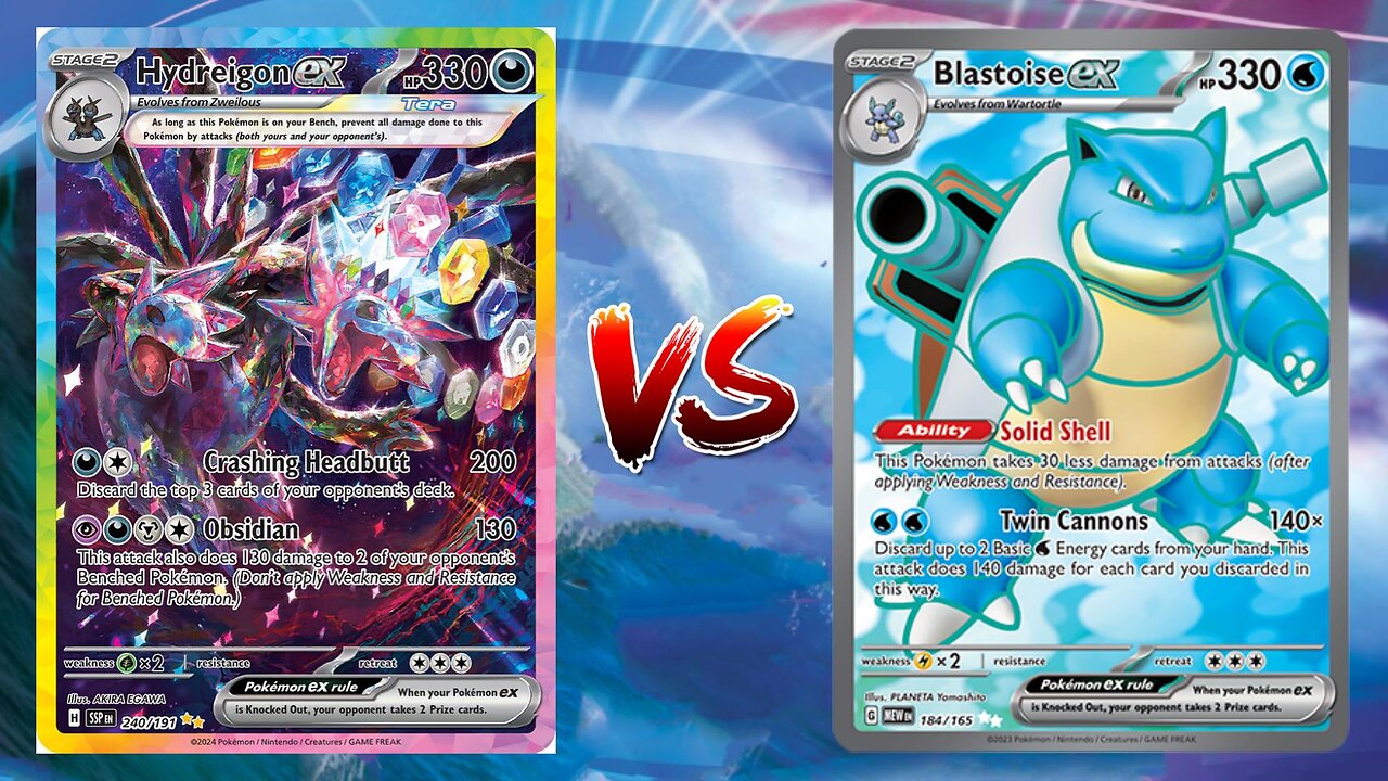 Pokemon TCG Live Hydreigon EX VS Blastoise EX Palkia VSTAR!!