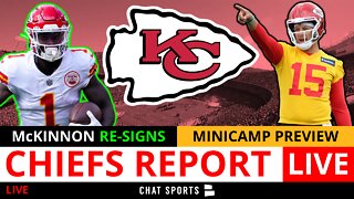 Kansas City Chiefs Report Live: Jerick McKinnon News, Minicamp Preview, Q&A