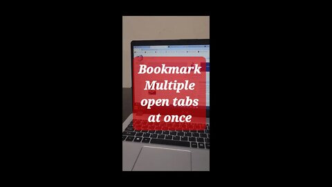 Bookmark all browser open tabs at once #shorts #youtubeshorts