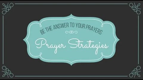 Prayer Strategies