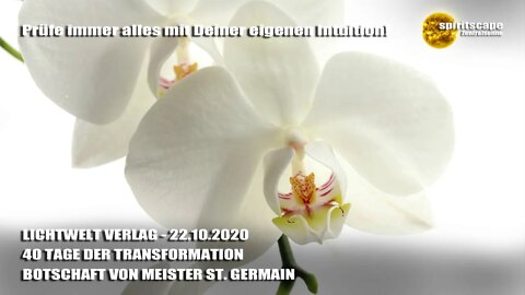 40 TAGE DER TRANSFORMATION - BOTSCHAFT VON MEISTER ST. GERMAIN - LWV