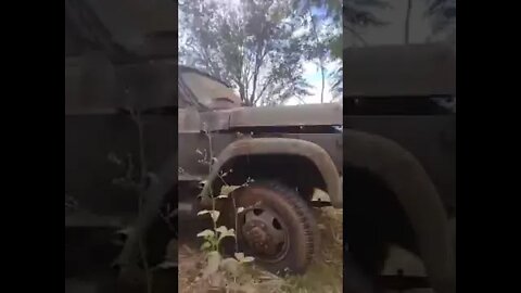 Chevrolet Militar Abandonado no Mato