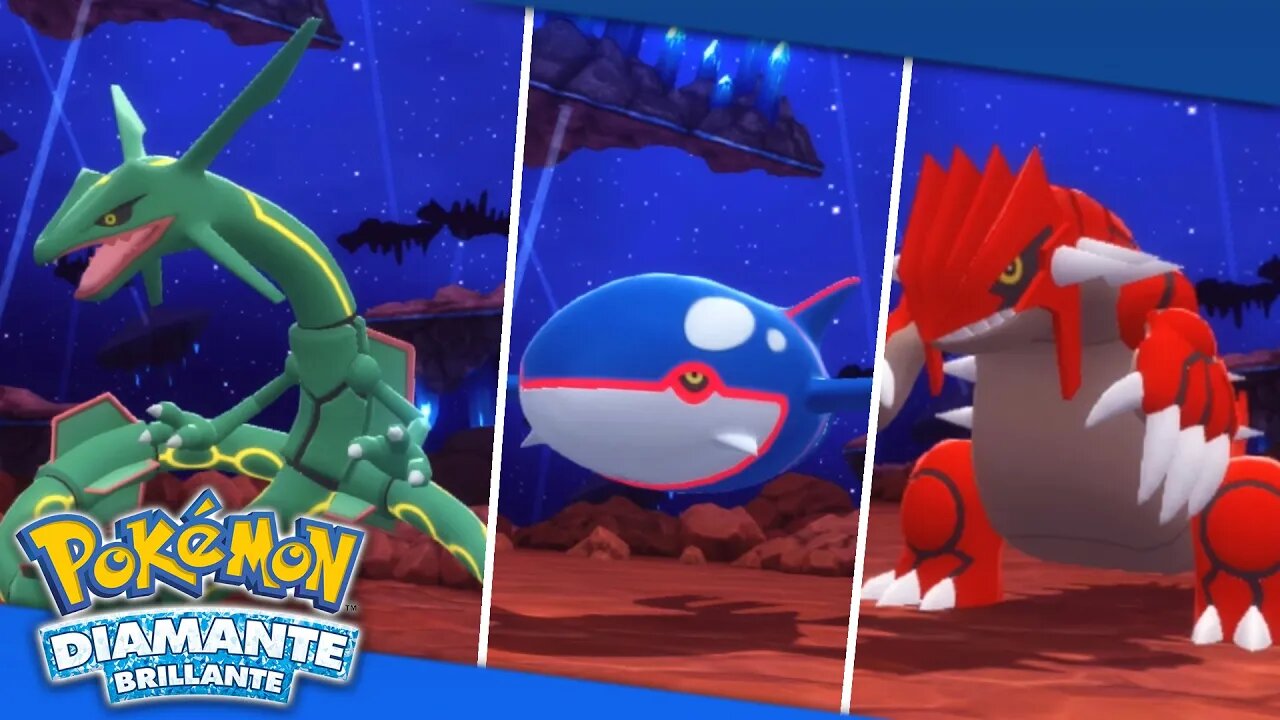 🆕 COMO CONSEGUIR A KYOGRE GROUDON y RAYQUAZA en POKÉMON DIAMANTE BRILLANTE y PERLA RELUCIENTE