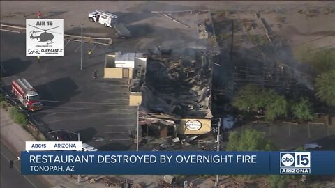 Tin Top Bar and Grill destroyed by overnight fire