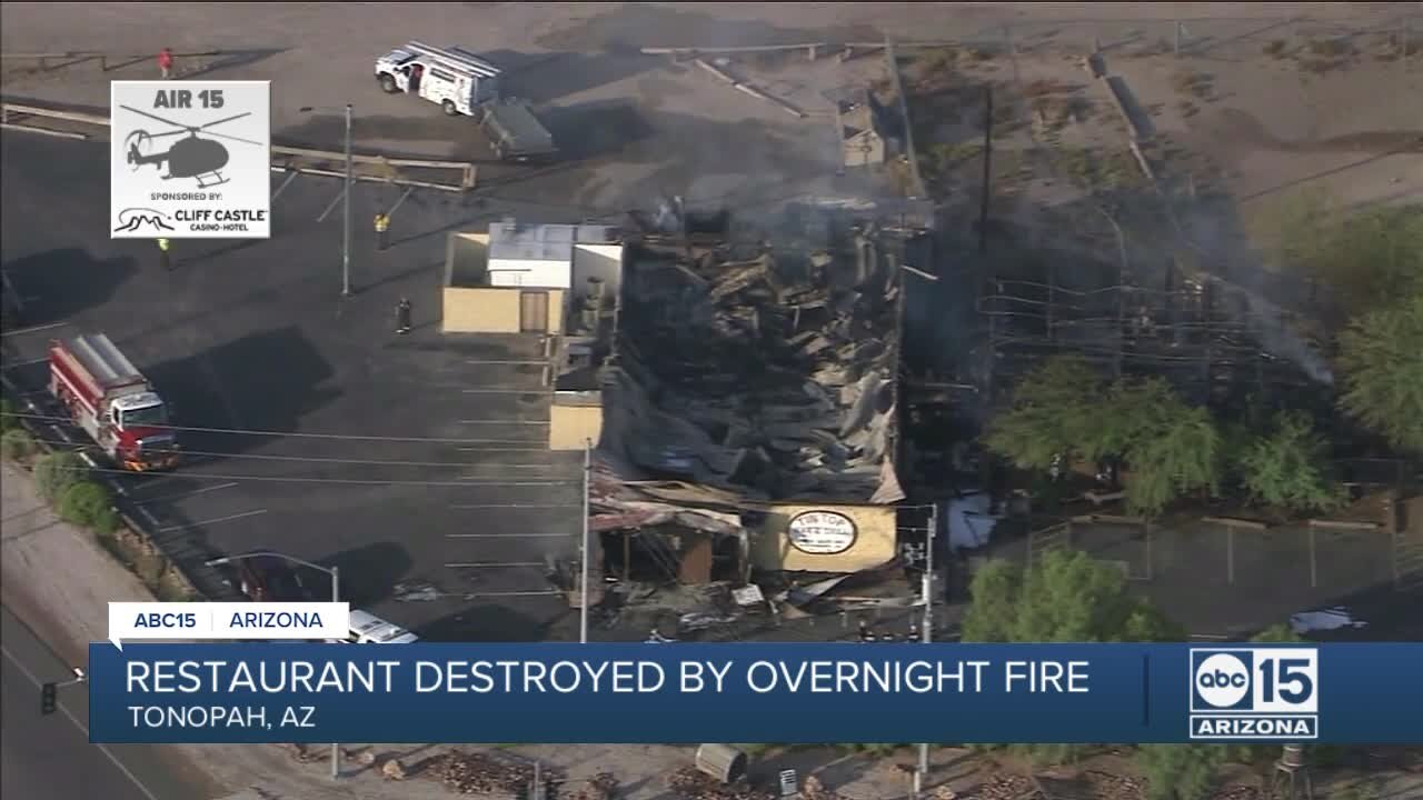 Tin Top Bar and Grill destroyed by overnight fire