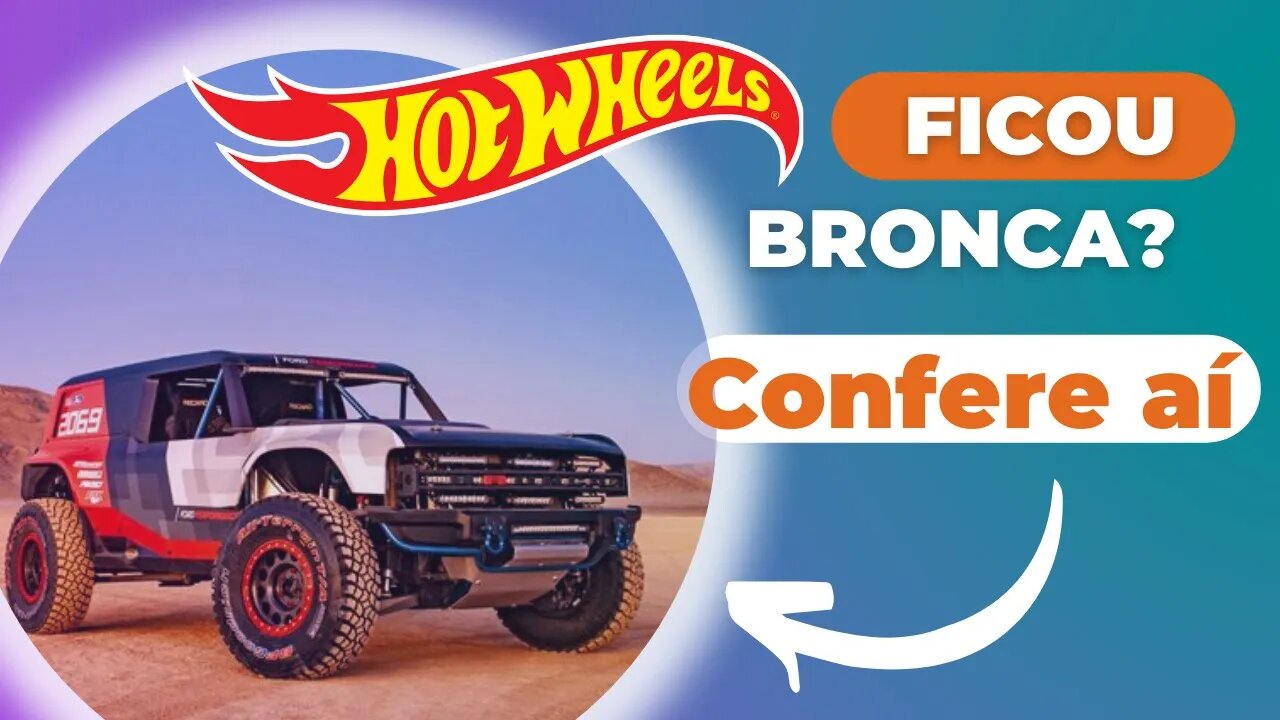 Hot Wheels coleção car culture de Pick ups. O que achou da Ford Bronco R?