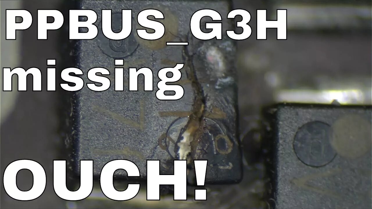 Fixing Macbook Air with short to ground on PPBUS_G3H.