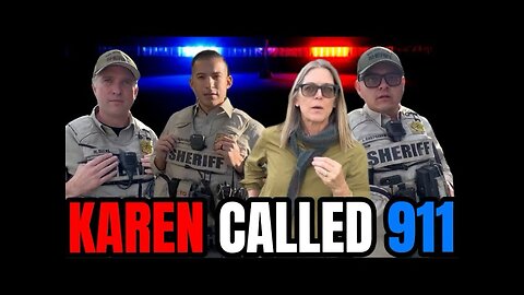 KAREN REGRETS 911: Sheriff EDUCATE Community KAREN Into Submission & Silence