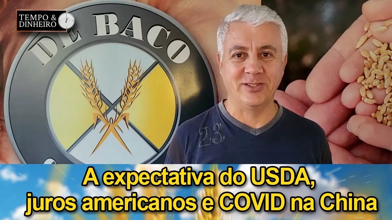 A semana começa com a expectativa do relatório do USDA, juros americanos e COVID na China.