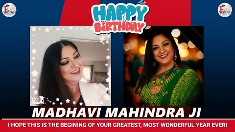 Happy Birthday to Madhavi Mahindra Ji 🎂