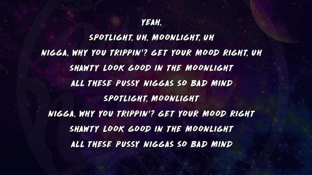 XXXTENTACION - Moonlight lyrics