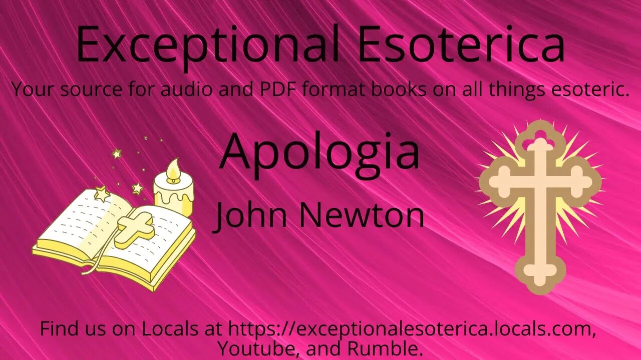 Apologia by John Newton