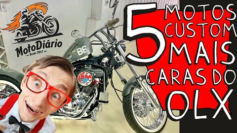 5 MOTOS CUSTOM mais CARAS da OLX, publicadas pelos MANÍACOS da WEB