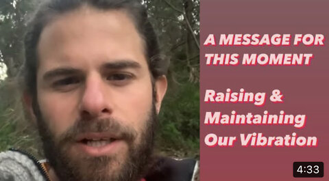 Raising & Maintaining Our Vibration