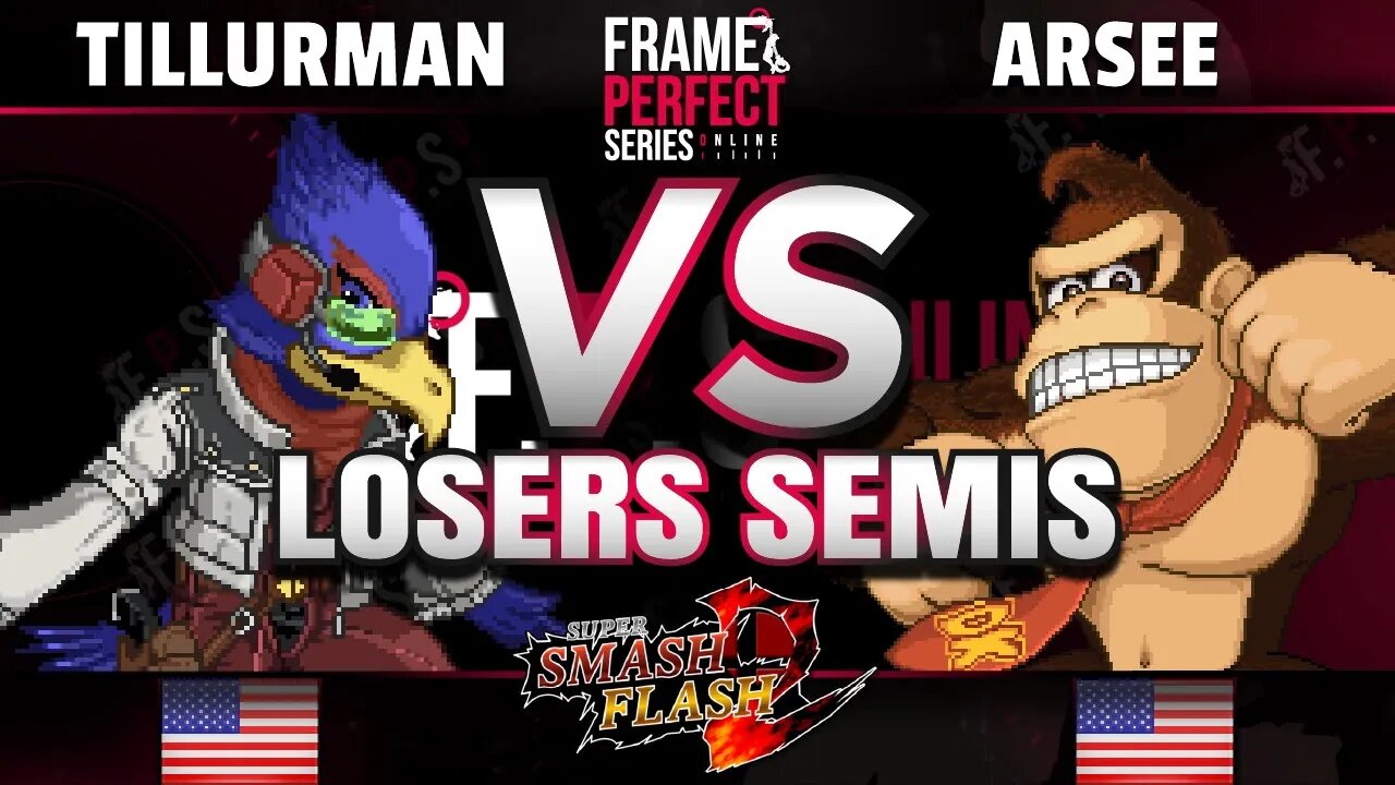 FPS6 Online - AFM | TillurMan (Falco) vs. Arsee (Donkey Kong) - SSF2 Losers Semifinal