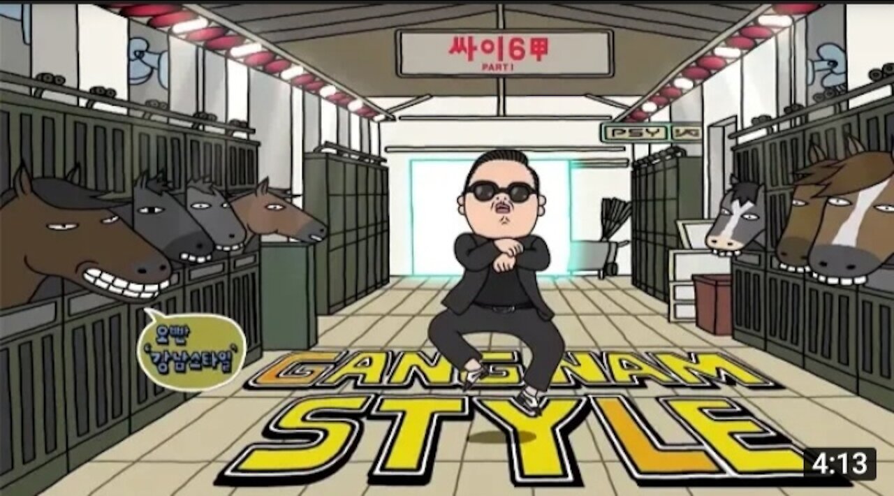 GANGNAM STYLE THIS VEDIO IS BEAT THE YOU TUBE