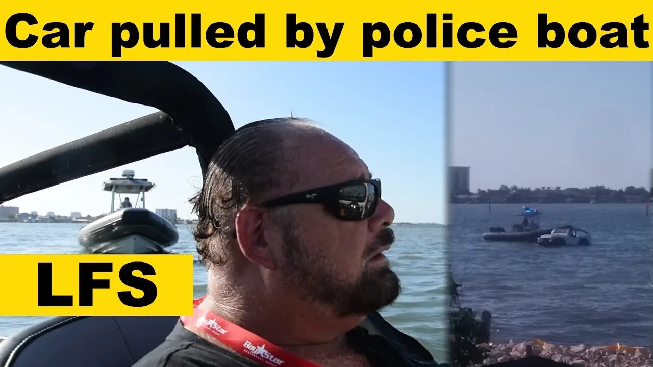 Car Pulled Over by Police Boat - Life for Sale