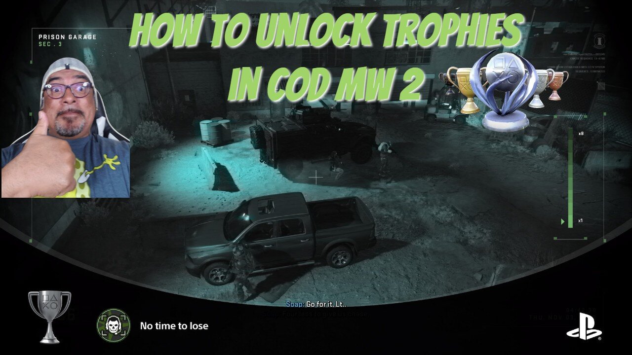 How to unlock trophies in COD MW 2 Teaser Trailer!!