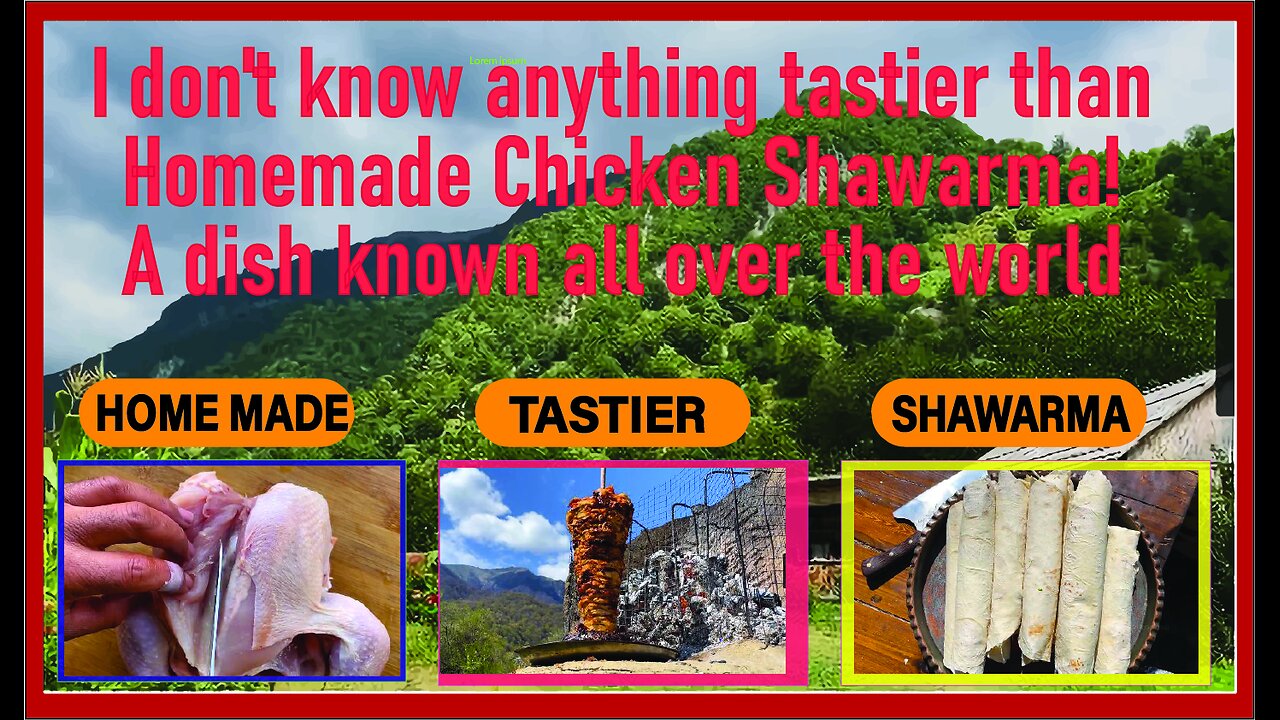 I don't know anything tastier than Homemade Chicken Shawarma! A dish known all over the world