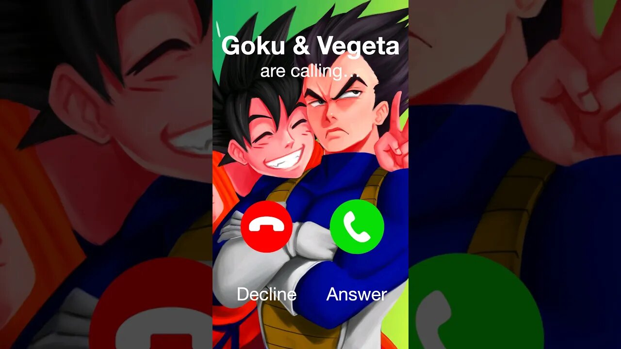 Goku & Vegeta are calling...