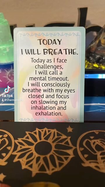 Revive and Thrive: I Will Take a Breathe #affirmations #message #tarot