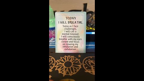 Revive and Thrive: I Will Take a Breathe #affirmations #message #tarot