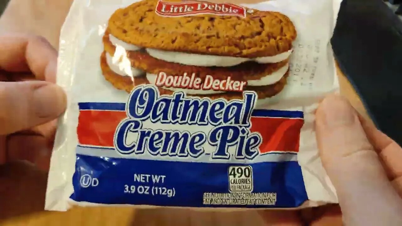 Double Decker Oatmeal Cream Pie Little Debbie #unboxing #littledebbie