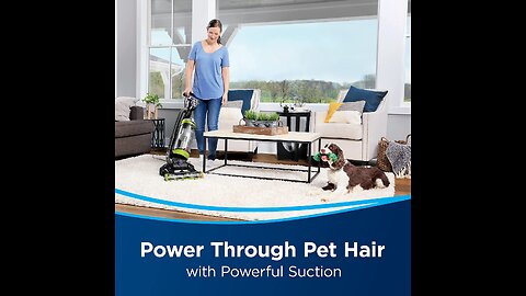 How does the Bissell Cleanview vacuum work
