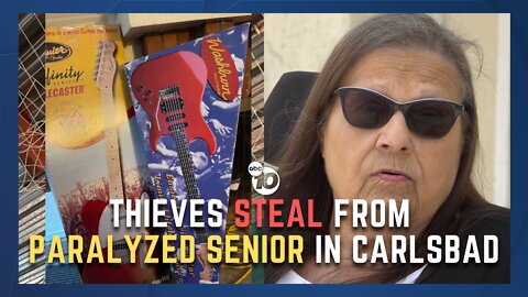 Rare B.B. King guitar stolen from paralyzed senior's storage unit in Carlsbad