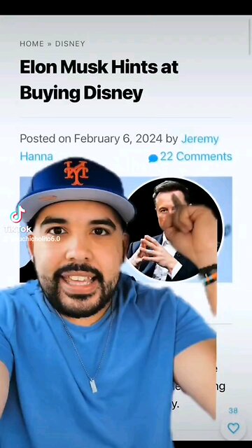 Elon Musk to BUY DISNEY?!