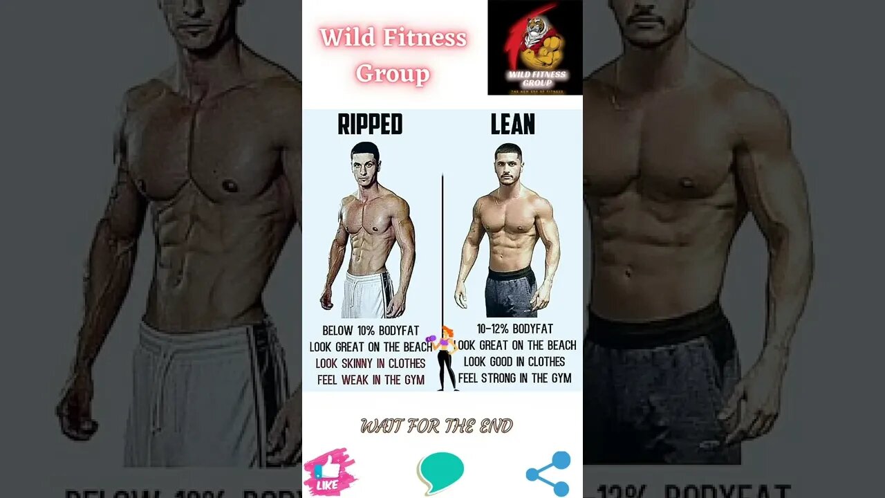 🔥Ripped vs lean🔥#shorts🔥#wildfitnessgroup🔥27 July 2022🔥