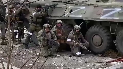 Combat Footage Chechen in Mariupol. Good tactics and team work.