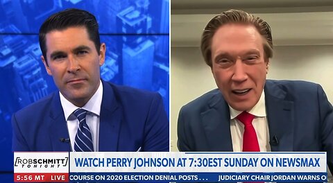 NEW NEWSMAX SHOW AT 7:30ET SUNDAY PERRY JOHNSON