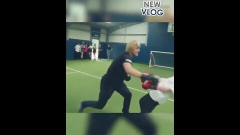 Paddy Pimblett jabs school kid