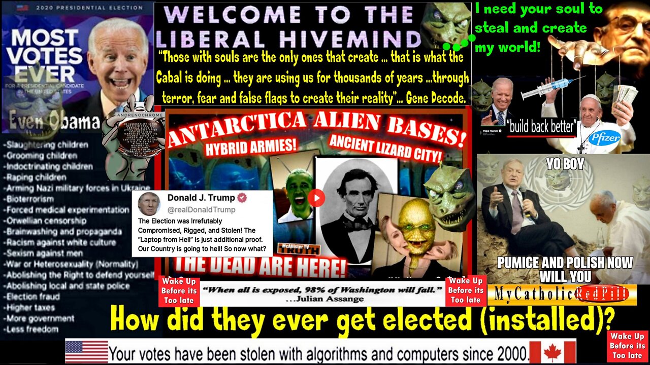 ANTARCTICA VID! HYBRID SOLDIERS! REGENERATION TANKS! NAZI ALIEN BASES! SECRET LIZARD CITY!