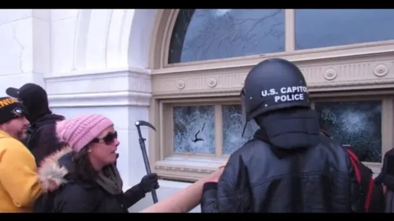 Woman who Used Axe and Battering Ram To Break Capitol Windows on Jan 6 is sentenced to House Arrest