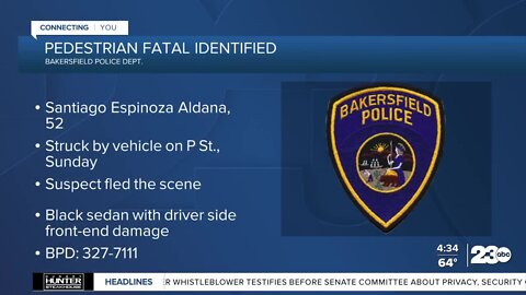 Pedestrian killed on P Street identified