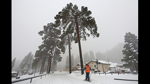 Blizzard Fury: California's Snowstorm Shutdown