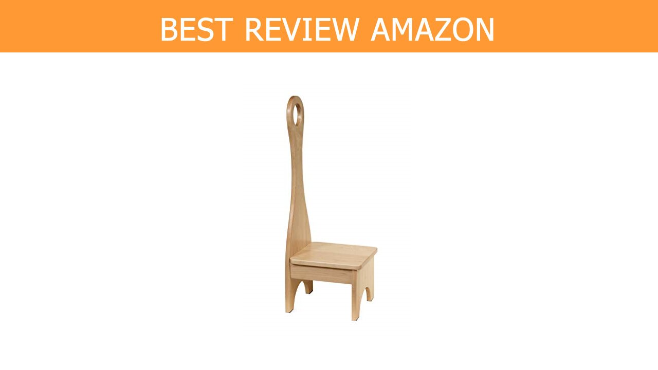 Handle Stool Solid Natural Hardwood Review