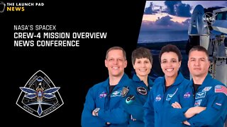 LIVE! NASA SpaceX Crew 4 Mission Briefing