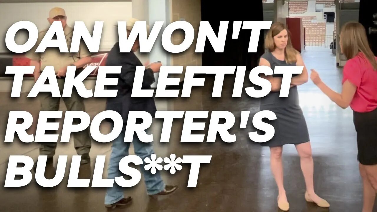 Christina Bobb REFUSES To Take Leftist Reporter’s BS...