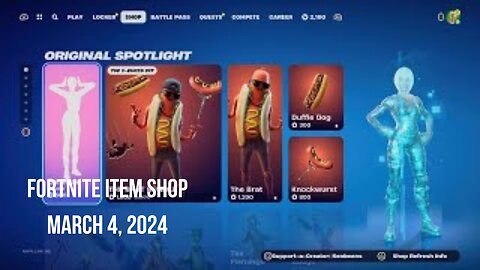 Fortnite Item Shop|March 4, 2024(Literally Same Shop)