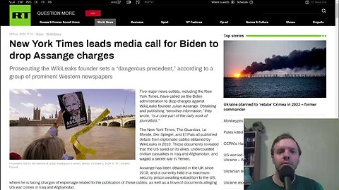 New York Times leads media call for Biden to drop Assange charges