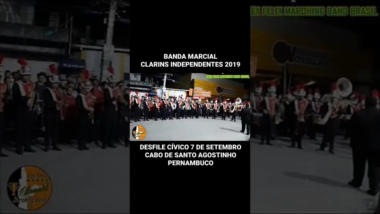 Banda Marcial Clarins Independentes 2019 - #shorts