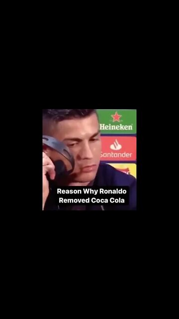 Reason Why Ronaldo Removed Coca Cola ? | #shorts #funny | Your Vision's Factory