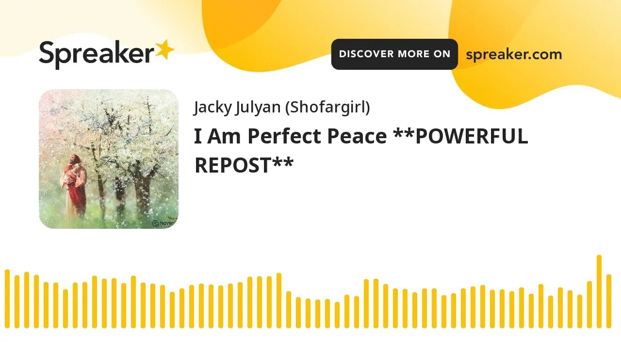 I Am Perfect Peace **POWERFUL REPOST**