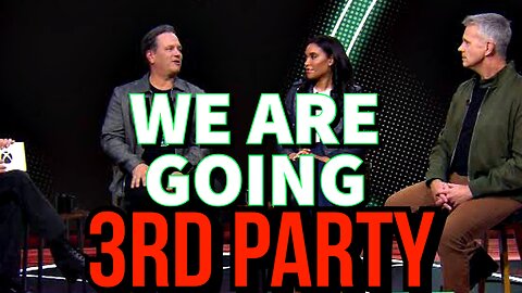 XBOX IS GOING 3RD PARTY